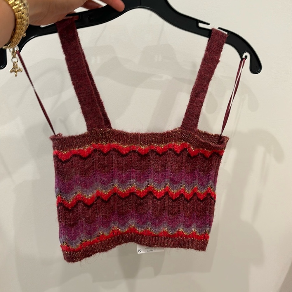 Mango Missoni -like crop top